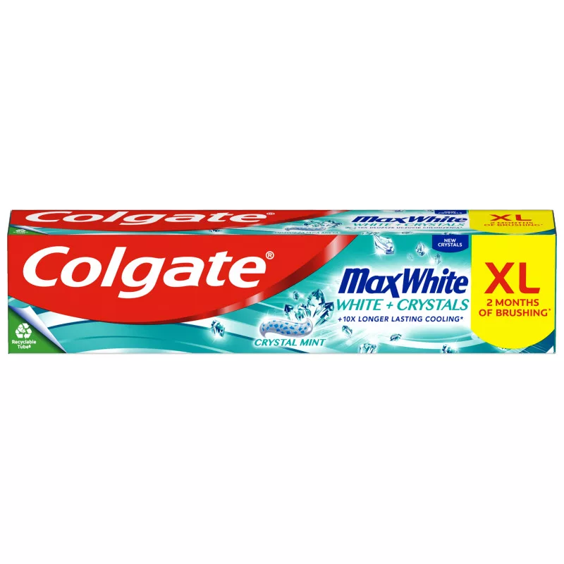 Colgate Max White White Crystals fogfehérítő fogkrém