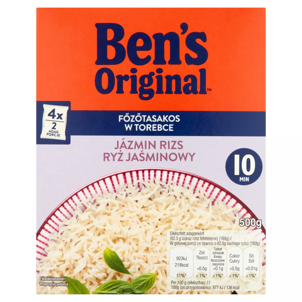 Ben's rizs főzőtasakos jázmin
