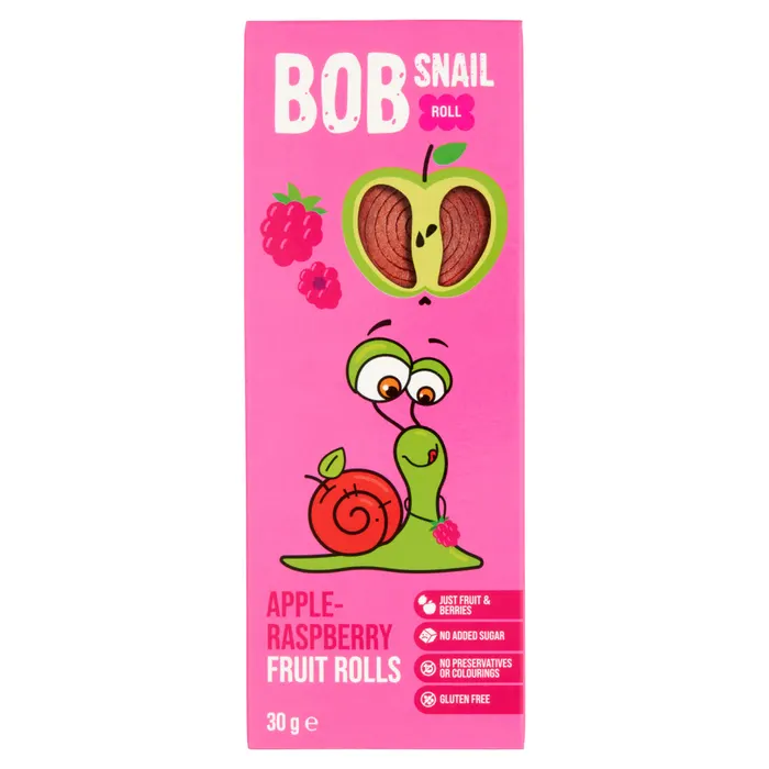Bob Snail alma-málna gyümölcstekercs