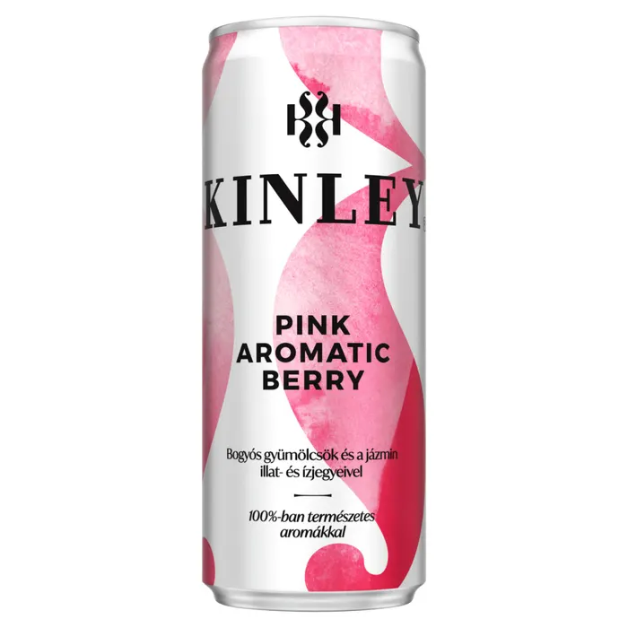 Kinley Pink Aromatic Berry szénsavas, vegyes bogyós gyümölcsízű üdítőital