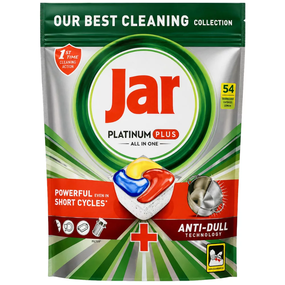 Jar mosogatógép tabletta Platinum Plus Lemon