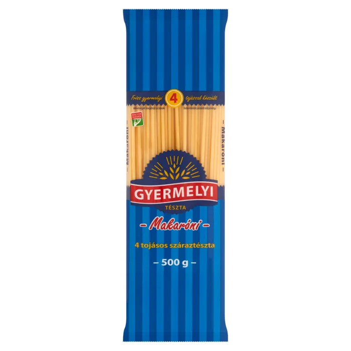 Gyermelyi makaróni 4 tojásos száraztészta
