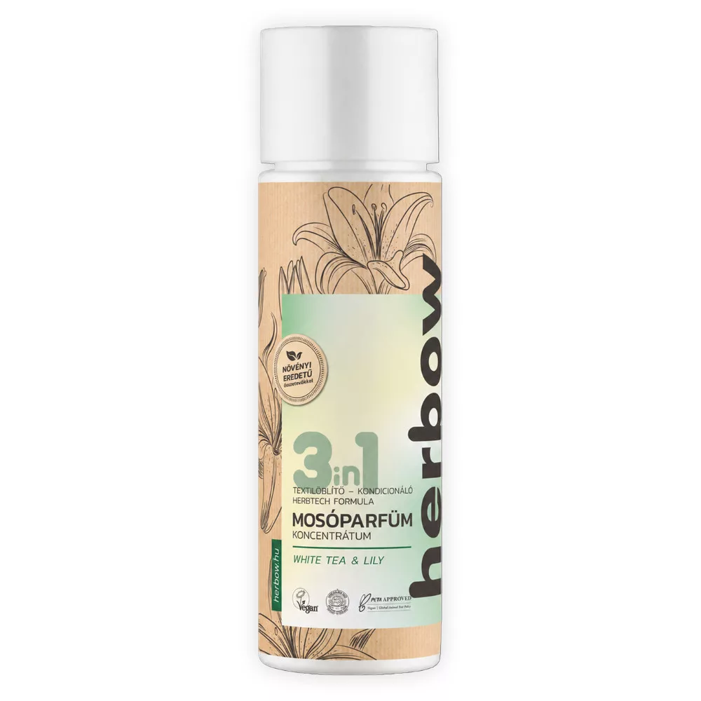 Herbow 3in1 öblítő és kond. mosóparfüm konc. White Tea & Lily 40 mosás