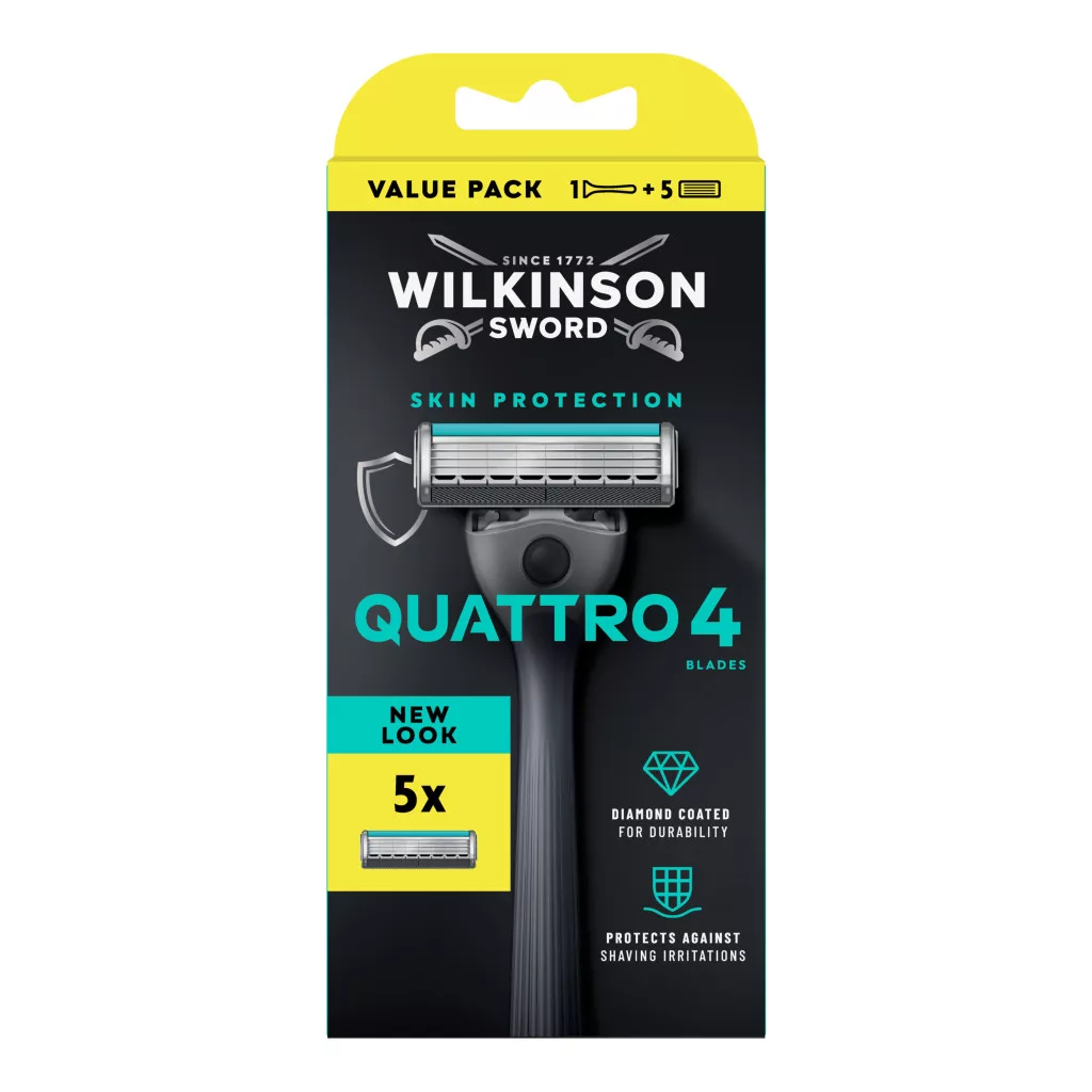 Wilkinson borotvakészülék Quattro Men's betéttel férfi
