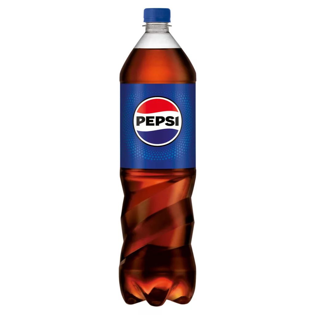 Pepsi colaízű szénsavas üdítőital cukorral és édesítőszerekkel
