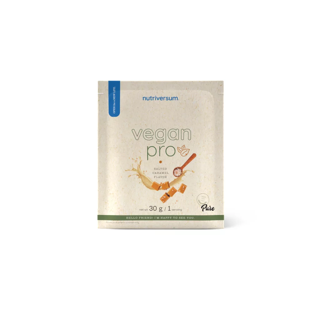 Nutriversum fehérjepor sós-karamell Vegan Pro