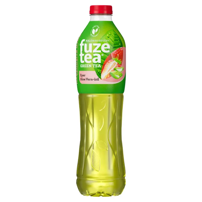 Fuze Tea szénsavmentes eper-aloe vera-ízű üdítőital zöld tea kivonattal
