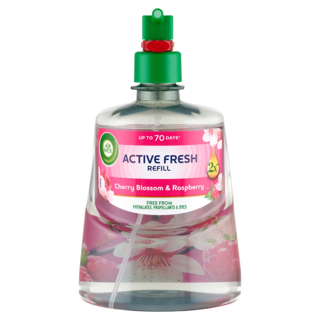 Air Wick Active Fresh Cseresznyevirág és Málna utántöltő