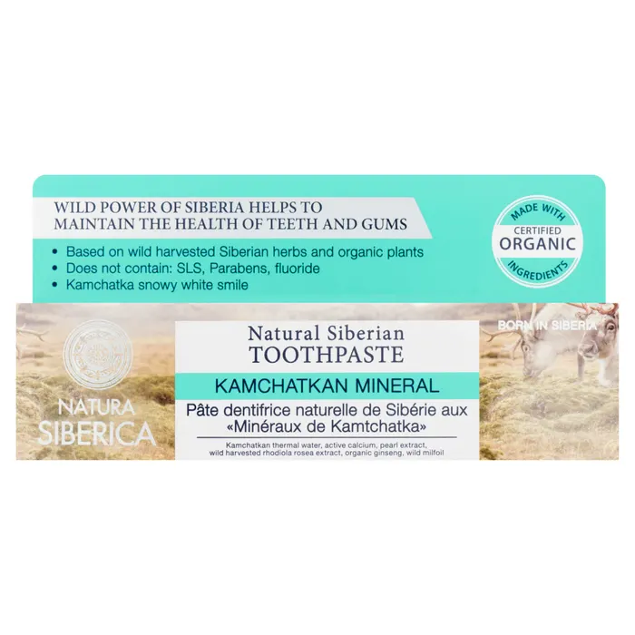 Natura Siberica Kamchatka Minerals fluoridmentes ásványi fogkrém