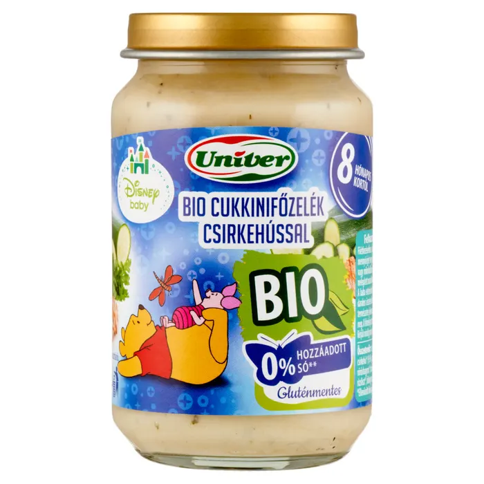 Univer cukkinifőzelék csirkehússal bébiétel 8 hónapos kortól