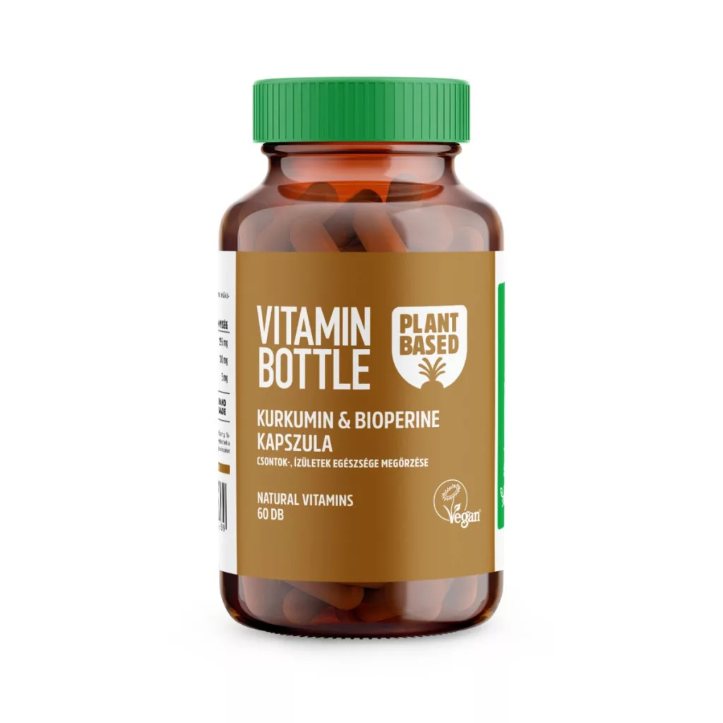 VitaminBottle kapszula Kurkumin & Piperin Plus Gyömbér
