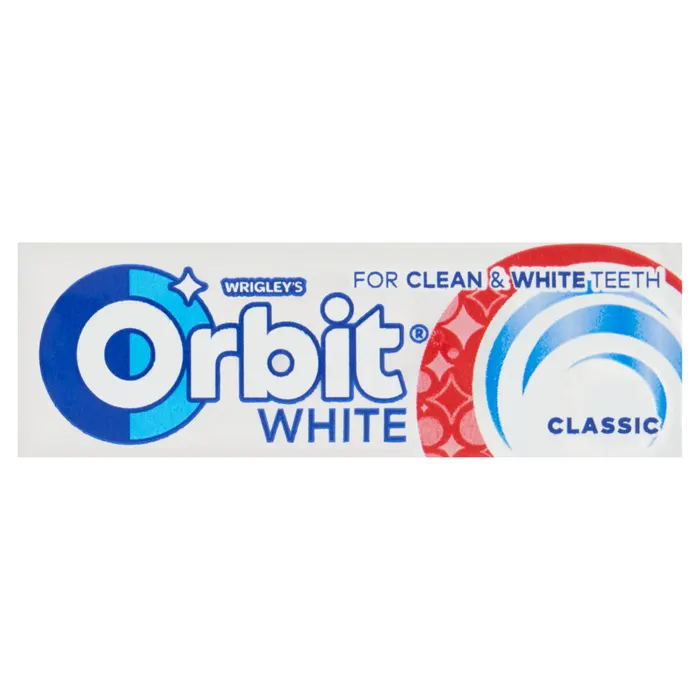 Orbit White Classic mentaízű cukormentes rágógumi édesítőszerrel