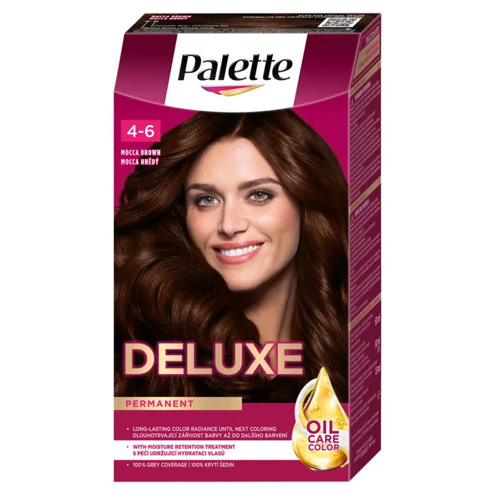 Palette Deluxe 4-6 Mokka barna tartós hajfesték