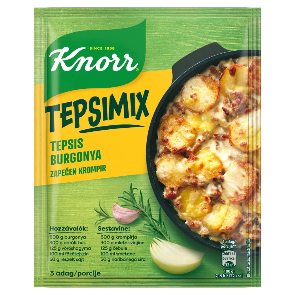 Knorr Tepsimix tepsis burgonya alap