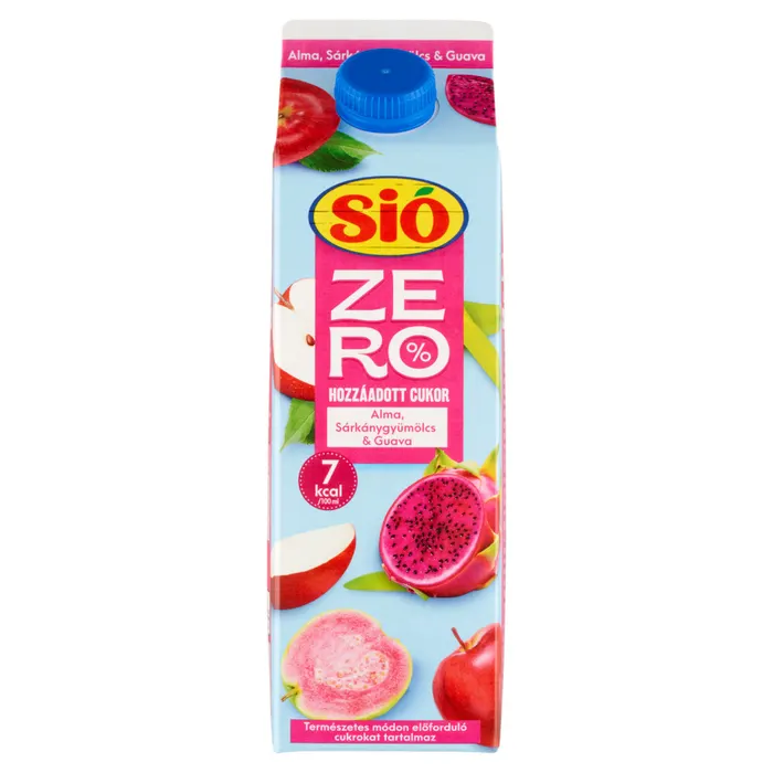Sió Zero% hozzáadott cukor alma-sárkánygyümölcs-guava gyümölcsital