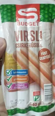 Ízesítésű virsli csirkehúsból g