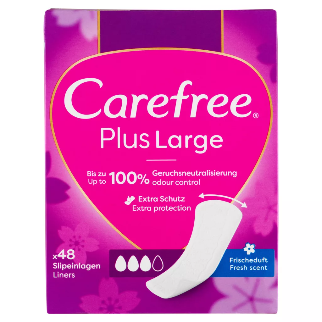 Carefree Plus Large tisztasági betét friss illattal