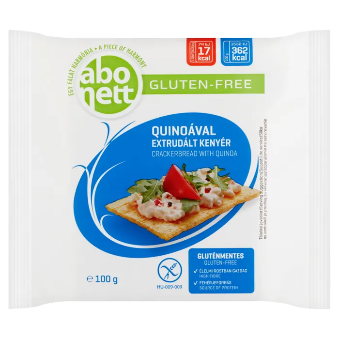 Abonett gluténmentes extrudált kenyér quinoával