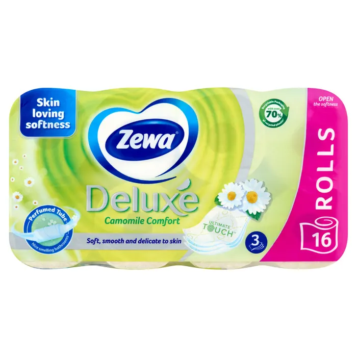 Zewa Deluxe Camomile Comfort toalettpapír 3 rétegű 16 tekercs