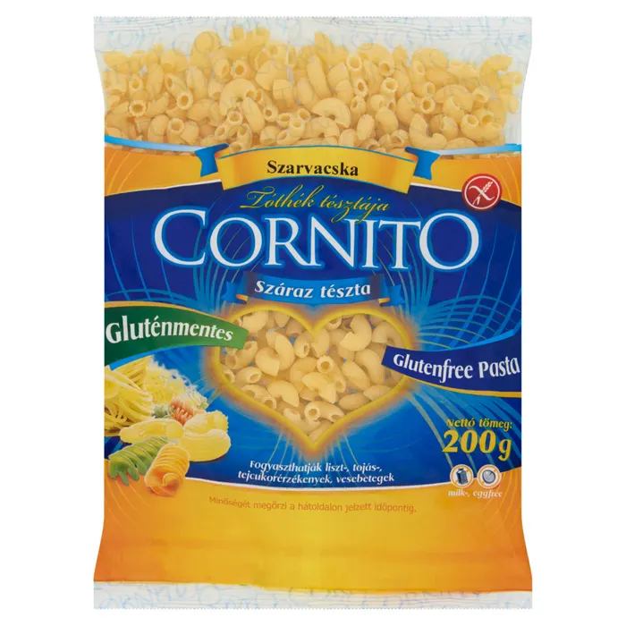 Cornito szarvacska gluténmentes száraz tészta