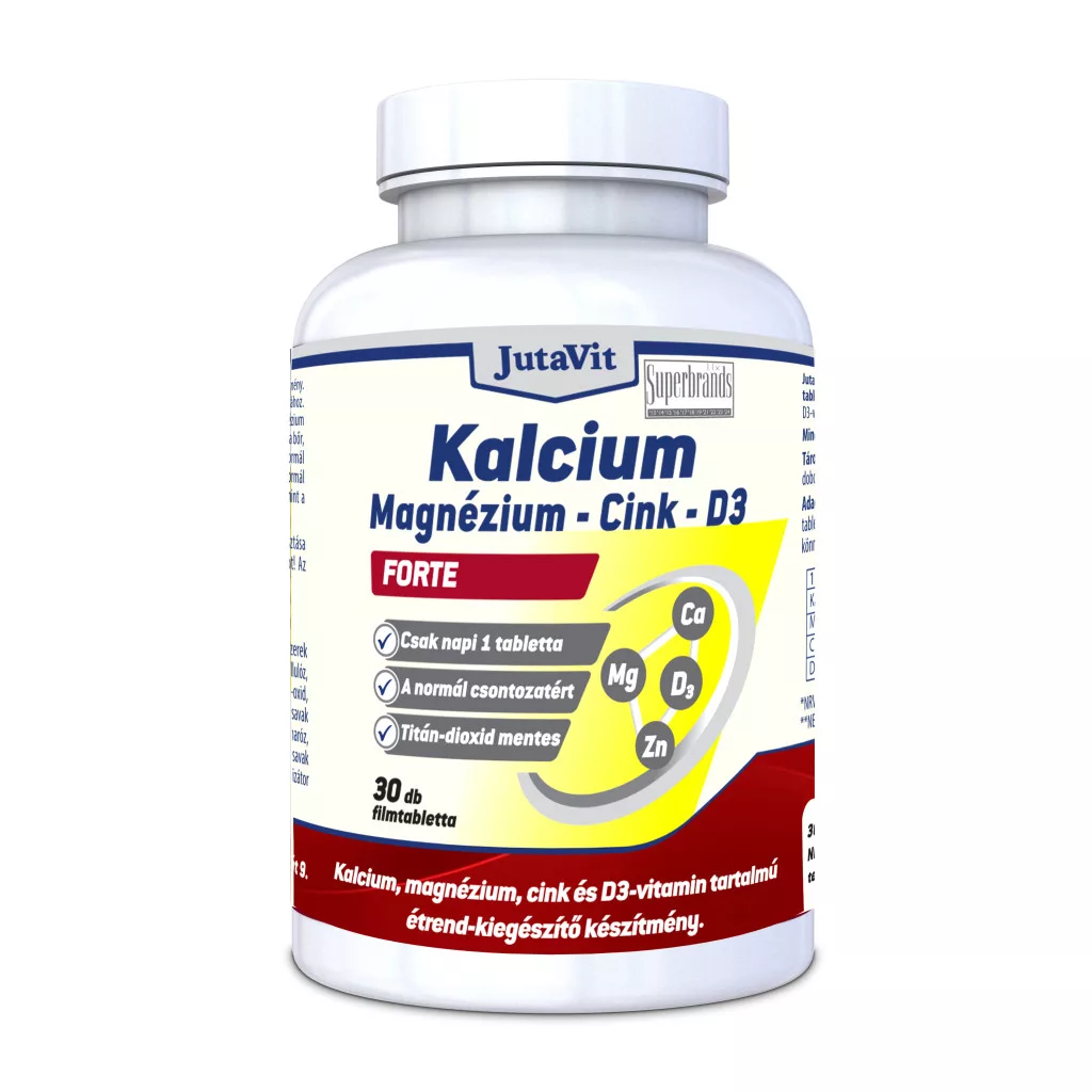 Jutavit filmtabletta Kalcium + Magnézium + Cink + D3 Forte