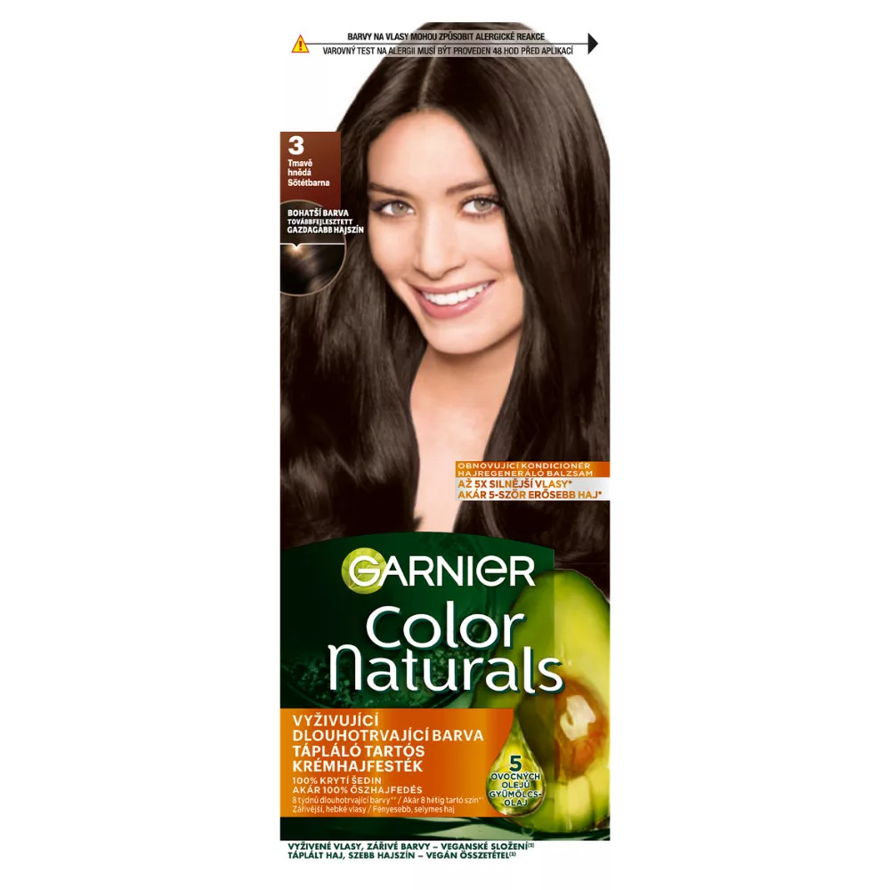 Garnier Color Naturals Tartós hajfesték 3 .0 Sötétbarna