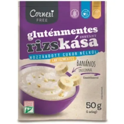 Cornexi rizskása banános hcn-édesítőszerekkel, gluténmentes