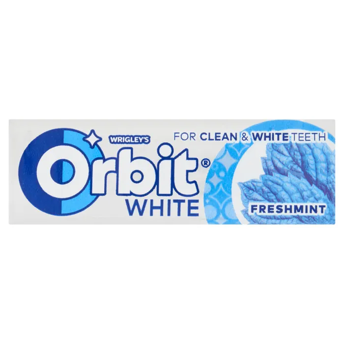 Orbit White Freshmint mentaízű cukormentes rágógumi édesítőszerrel