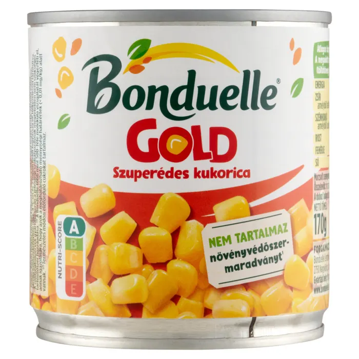 Bonduelle Gold szuperédes morzsolt csemegekukorica