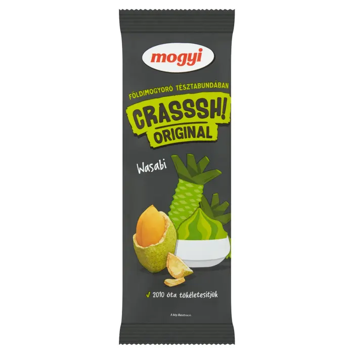 Mogyi Crasssh! Original pörkölt földimogyoró wasabis tésztabundában