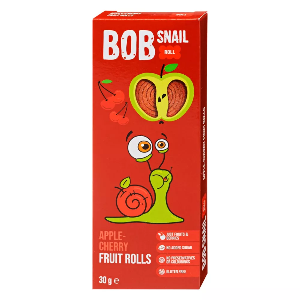 Bobsnail gyümölcs csiga alma-meggy