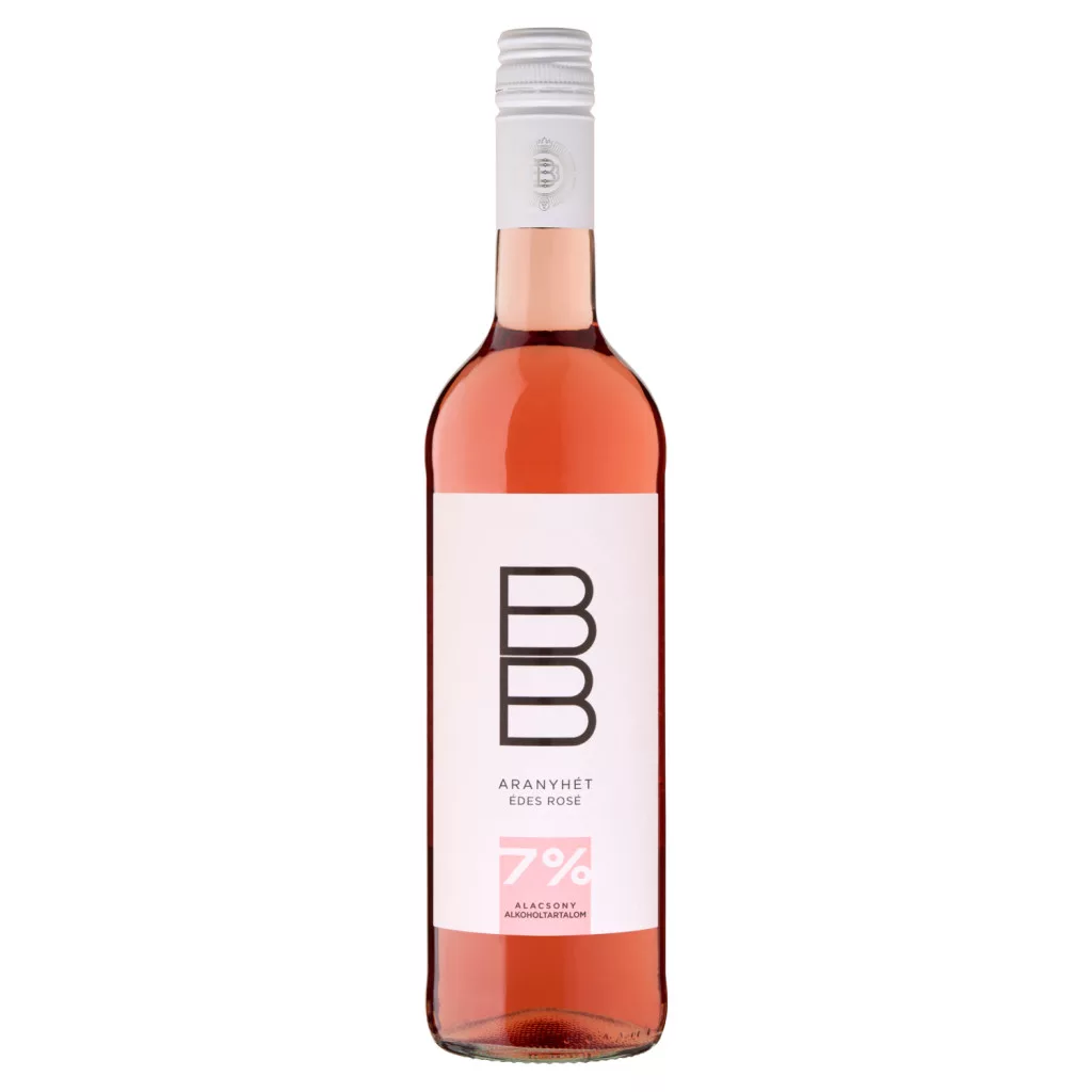 BB Aranyhét Balatonboglári Rosé édes rosébor 7%