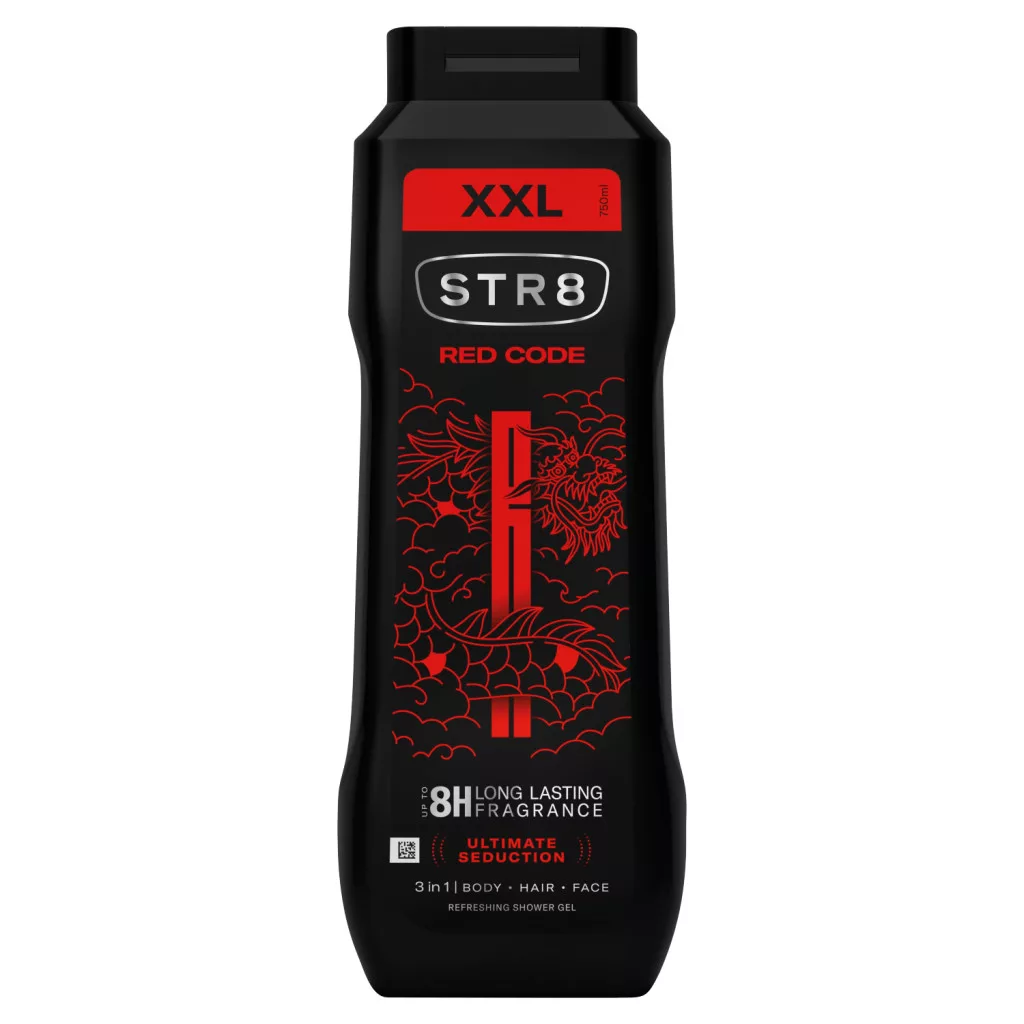 STR8 Red Code 3 az 1-ben frissítő tusfürdő