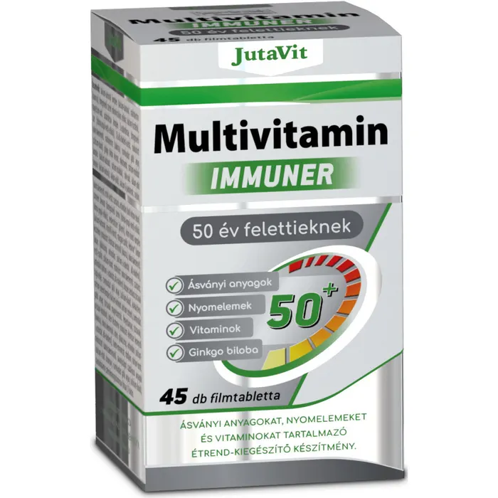 Jutavit filmtabletta Multivitamin 50+ Immuner felnőtteknek