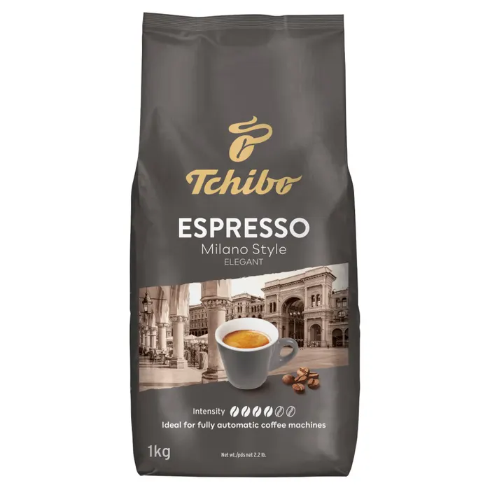 Tchibo Espresso Milano Style Elegant szemes, pörkölt kávé