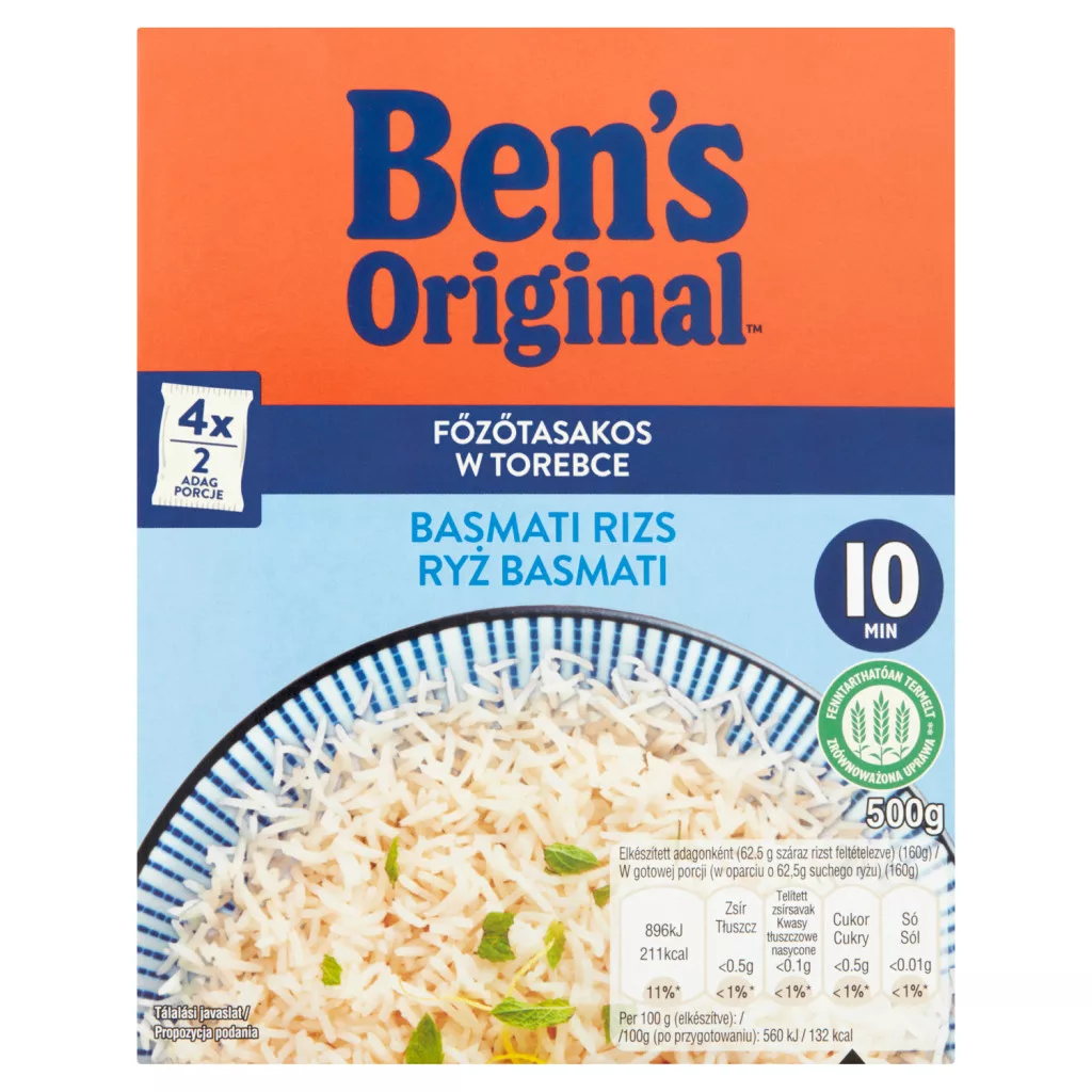 Ben's Original főzötasakos basmati rizs