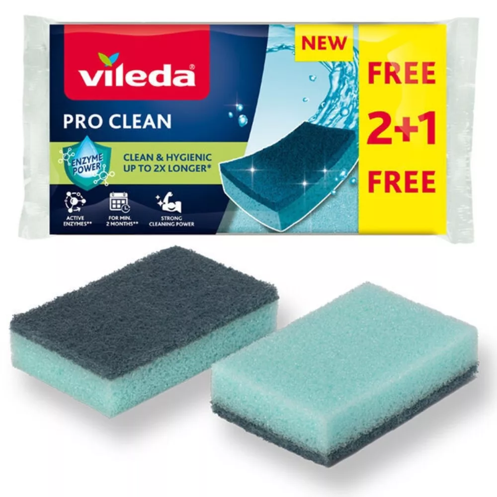 Vileda Pro Clean mosogatószivacs 2+