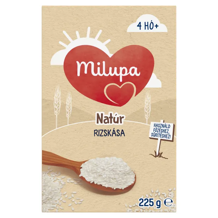 Milupa Natúr rizskása 4 hó+