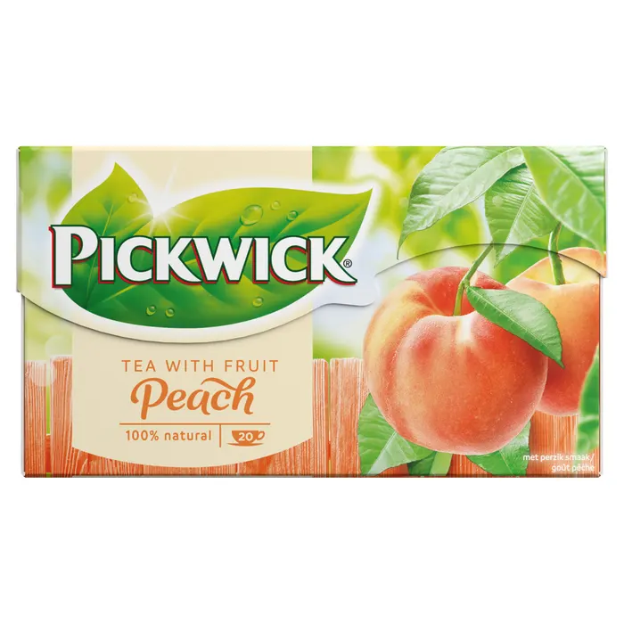 Pickwick őszibarackízű fekete tea 20 filter