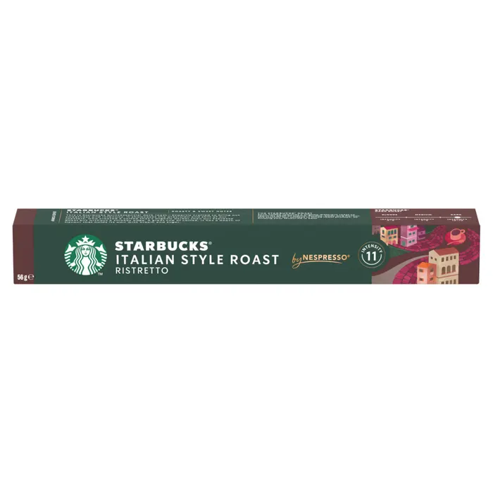 Starbucks by Nespresso Italian Style Roast őrölt pörkölt kávé 10 kapszula