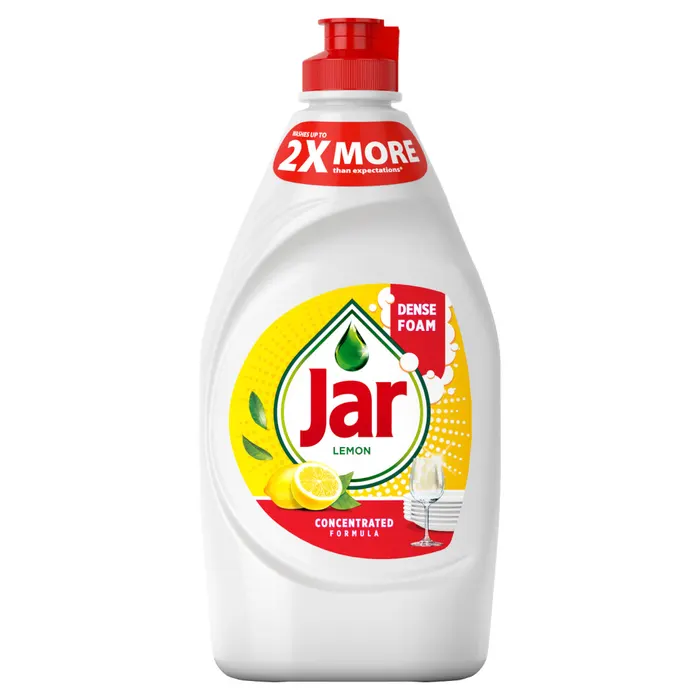Jar Lemon Folyékony Mosogatószer. Zsíroldó Áztatás Nélkül Eltávolítja A Zsíros Szennyeződéseket450ML