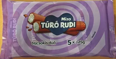 Túró Rudi natúr túródesszert tejcsokoládé bevonattal 5 x 2 x 15 g (150 g)