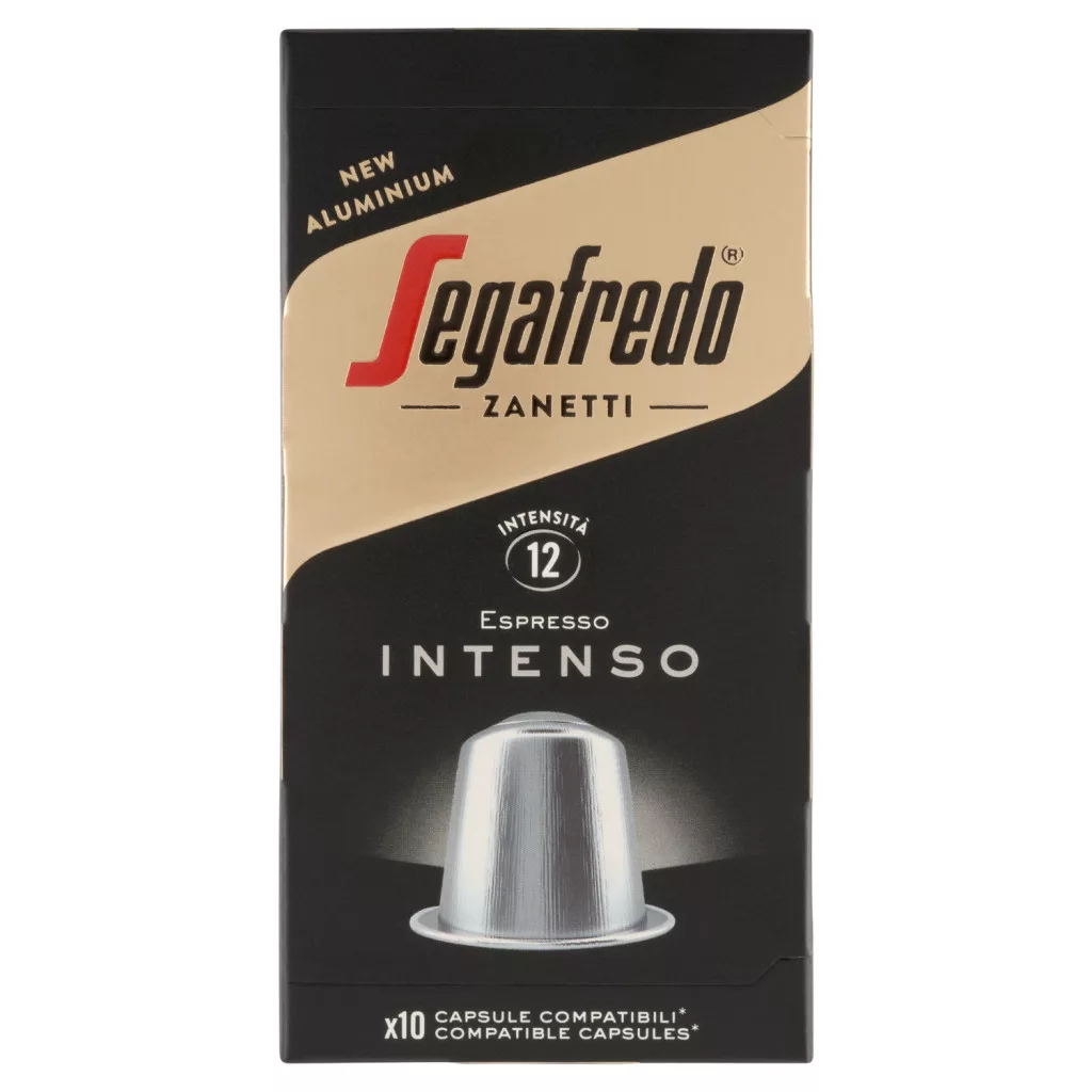 Segafredo Espresso Intenso őrölt, pörkölt kávékeverék kapszula