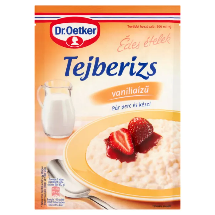 Dr. Oetker Édes Ételek vaníliaízű tejberizs alappor