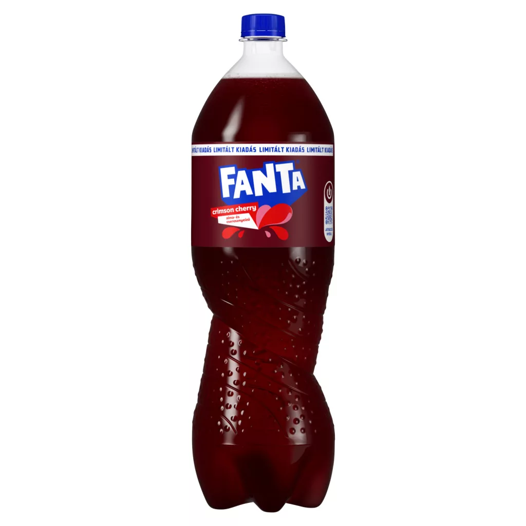 Fanta energiaszegény alma- és cseresznyeízű szénsavas üdítőital cukorral és édesítőszerekkel
