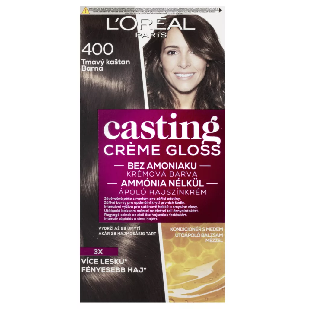 L'Oréal Paris Casting Créme Gloss hajszínező 400 Barna 48 +72 +