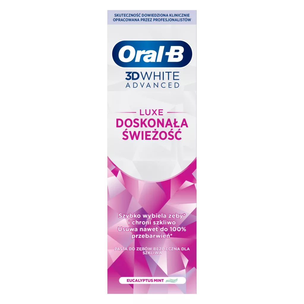 Oral-B 3D White Advanced Luxe Perfection Fresh Fogkrém, Eukaliptusz és Menta