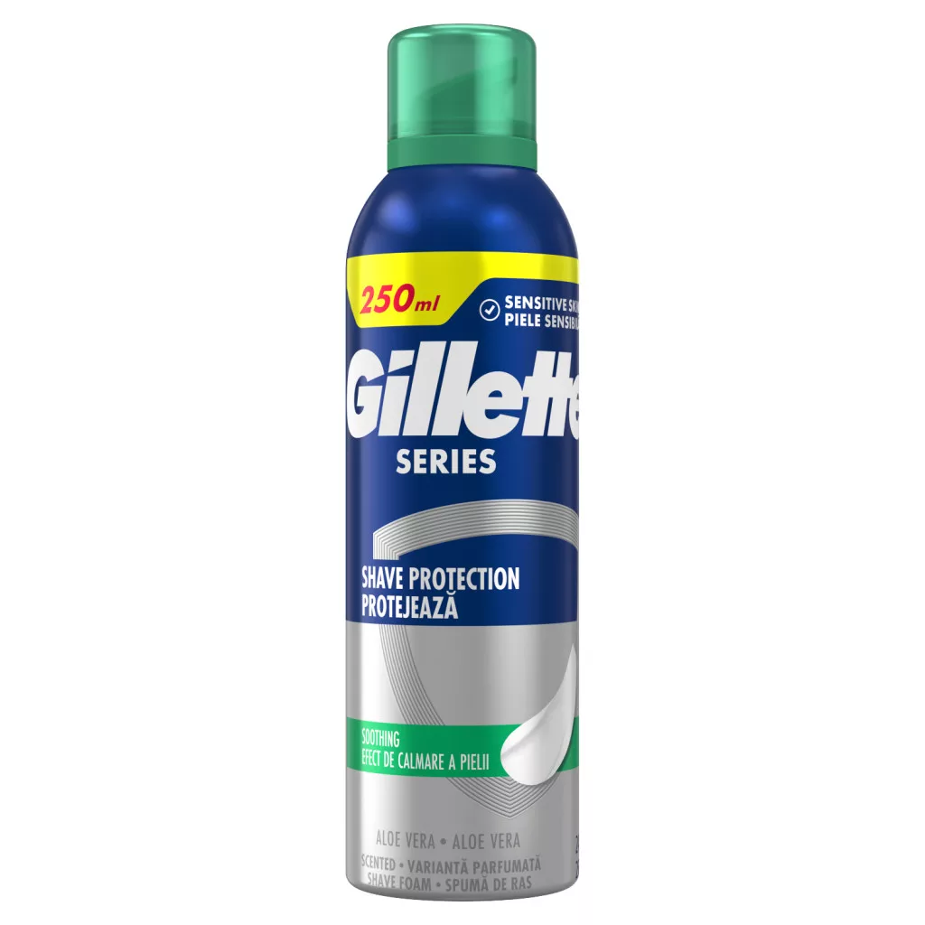 Gillette Series Nyugtató hatású borotvahab aloe verával