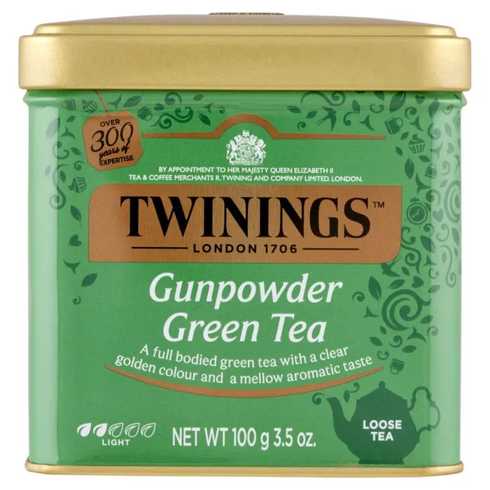 Twinings Gunpowder szálas zöld tea