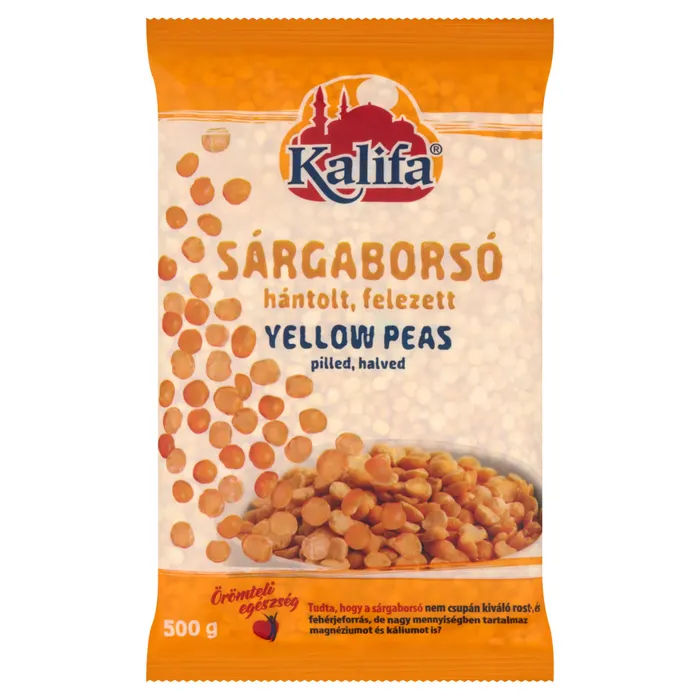 Kalifa hántolt, felezett sárgaborsó